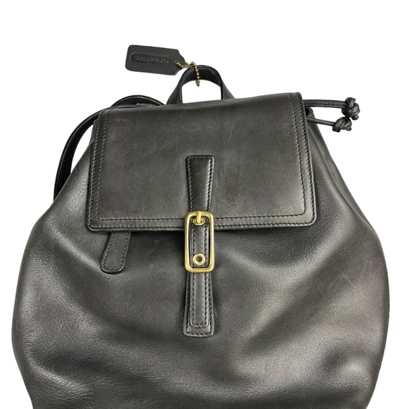 Coach Backpack Vintage Black Gold  Hardware L2W 9858 - Picture 1 of 16